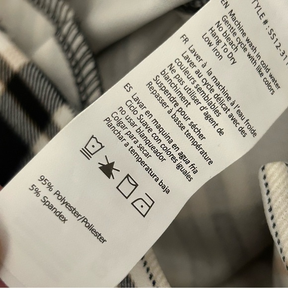 NWT Forever 21 Black and White Cargo Pants M - Picture 6 of 12